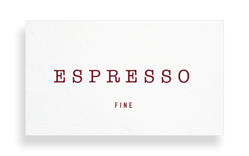 Espresso (Fine)